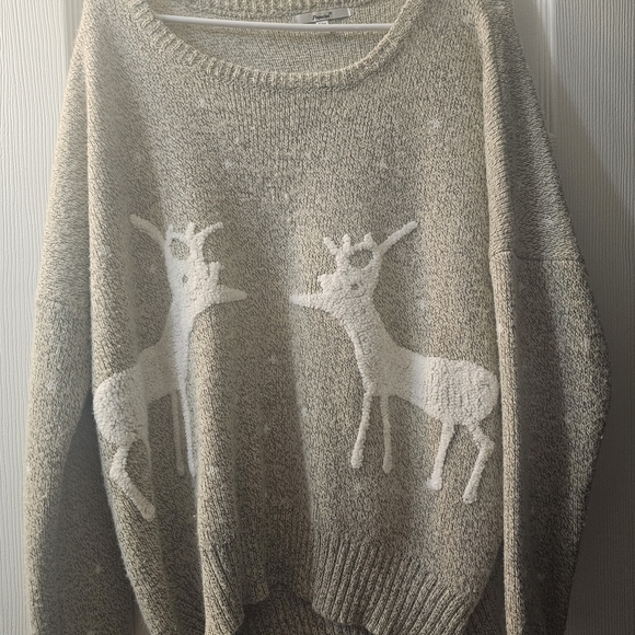 Reindeer Christmas Sweater - Picture 1 of 3